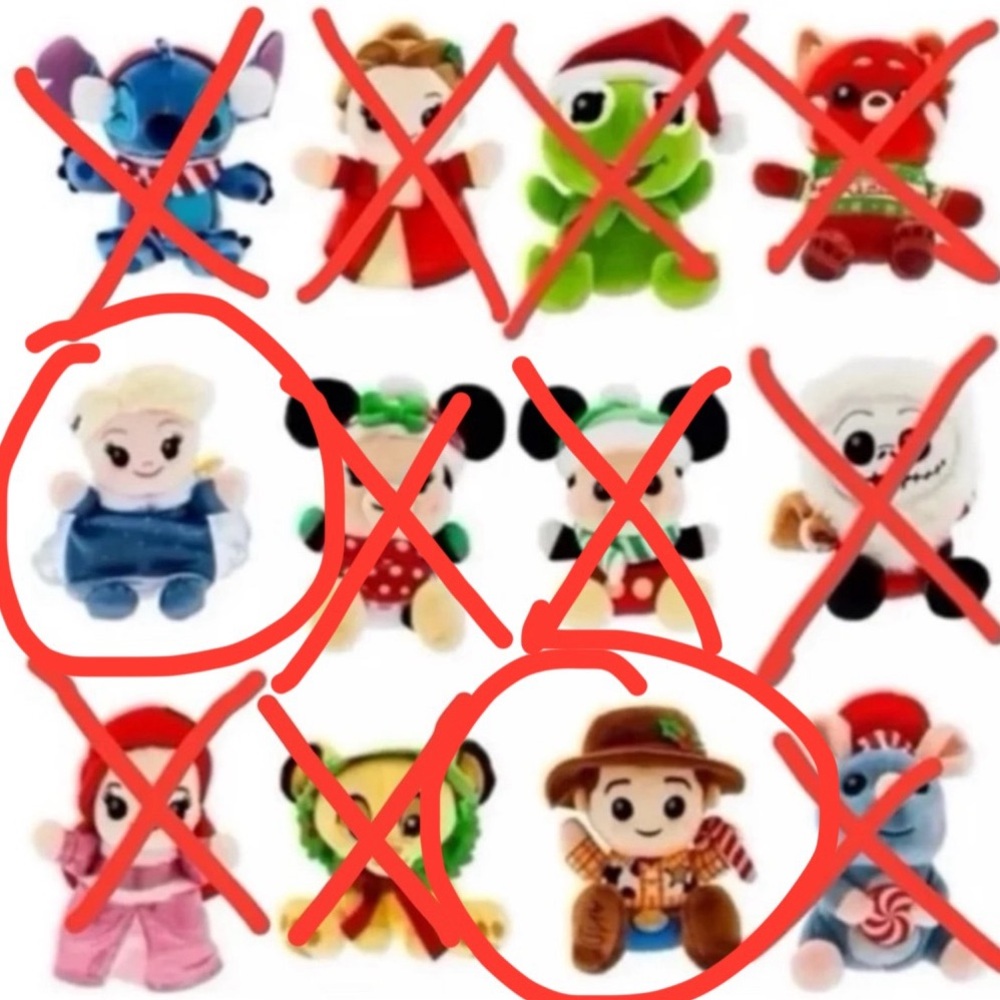 YOU CHOOSE: Disney Wishables Character Plush Toy